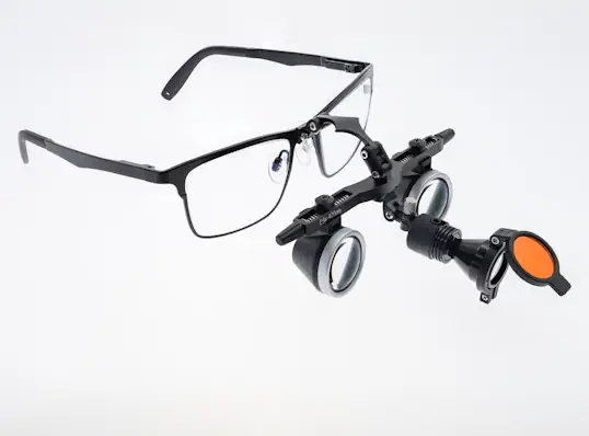 Бинокулярные лупы SLK +налобный осветитель HL8200